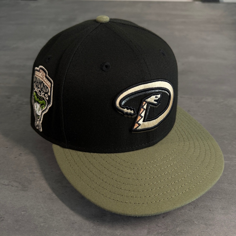 Hat Club Arizona Diamondbacks New Era Cap 7 1/2 Black Olive Martini Pack 59FIFTY